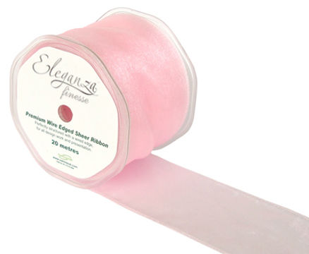 70mm x 20m Lt Pink - Ribbons